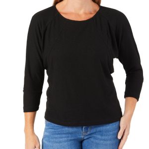 Women's Solid Raglan Top