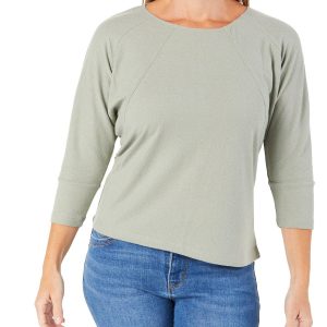Women's Solid Raglan Top
