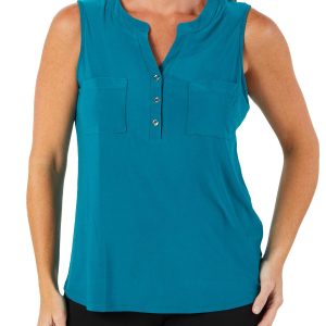Women's Solid Sleeveless Top