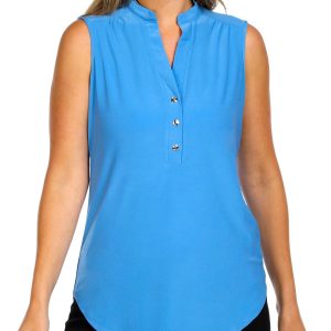 Women's Sleeveless Popover Top
