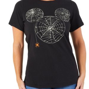 Women's Plus Halloween Mickey Tee