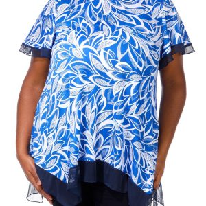 Women's Plus Floral Print Top