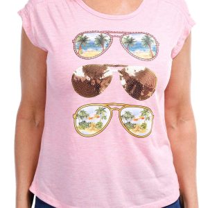 Women's Petite Sunglasses Graphic Tee