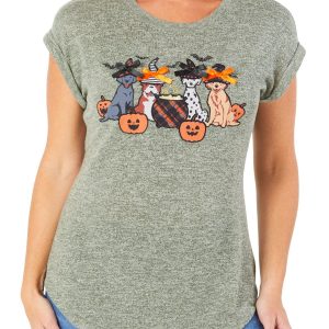 Women's Petite Witch Pups Top