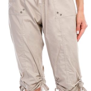 Women's Petite Solid Capris