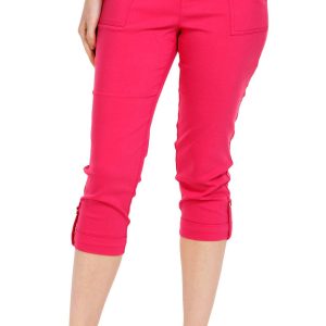Women's Petite Solid Capris