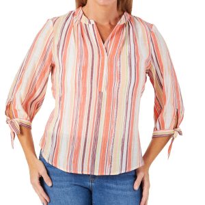 Women's Petite Striped Top