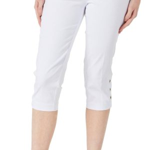 Women's Petite Solid Capris