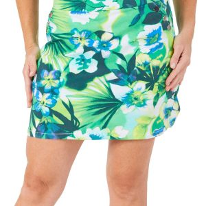 Women's Petite Floral Print Skort