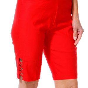 Women's Petite Solid Bermuda Shorts