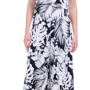 Women's Sleeveless Floral Print Jumpsuit