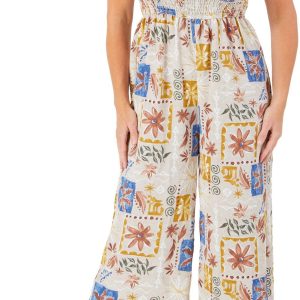 Women's Floral Print Jumpsuit