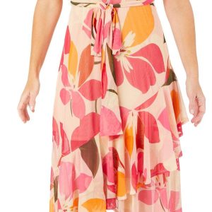 Women's Sleeveless Floral Print Dress