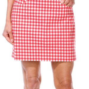Women's Gingham Skort