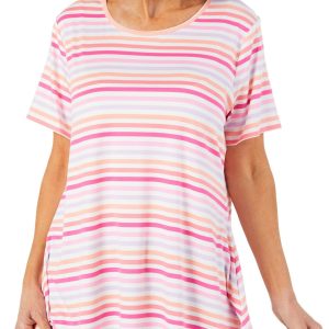 Women's Stripe Print Top
