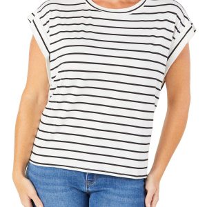 Women's Drop Sleeve Stripe Top