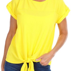 Women's Solid Ribbed Top