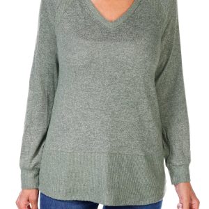 Women's Long Sleeve Solid Top