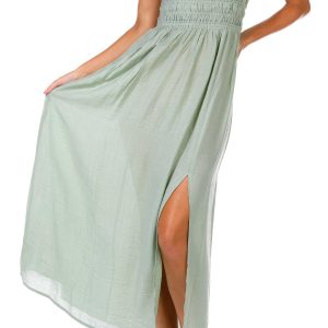 Juniors Sage Green Maxi Dress