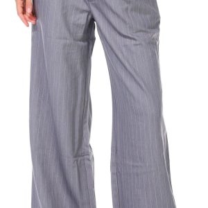 Juniors Grey Pinstripe Pants