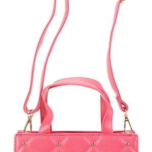 Rhinestone Quilted Shopper Tote