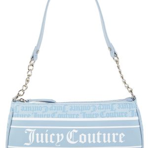 Logo Denim Shoulder Bag