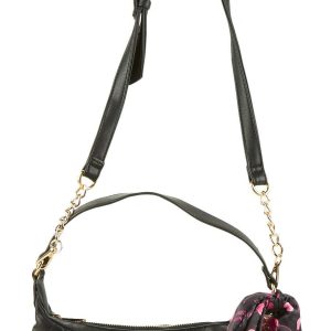 Faux Leather Quilted Crossbody