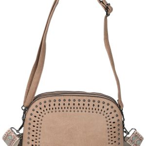 Perforated Dome Crossbody