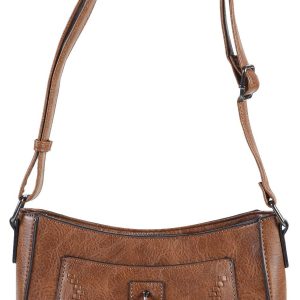 Vegan Leather Tassel Crossbody