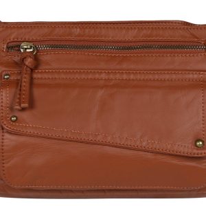 Faux Leather Solid Crossbody