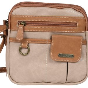 Solid Zip Around Crossbody