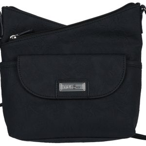 Embossed Faux Leather Crossbody