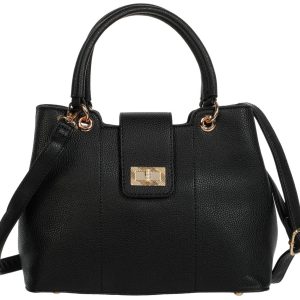 Solid Faux Leather Mini Tote
