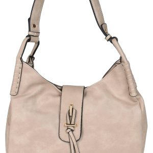 Flap and Zippered Slouchy Hobo