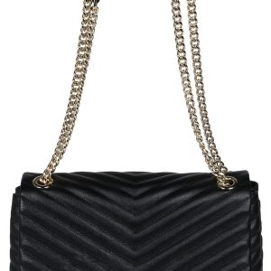 Edie Quilted Flap Shoulder Bag