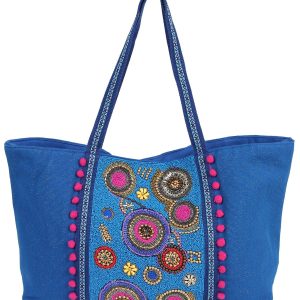 Beaded Bluebell Tote