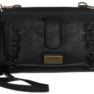 Vegan Leather Wallet Adjustable Strap