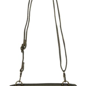 Vegan Leather Flap Wallet Crossbody Wristlet