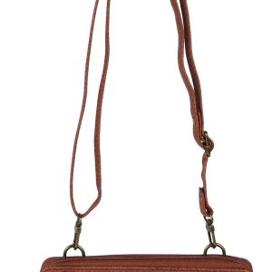 Vegan Leather Wallet Adjustable Strap