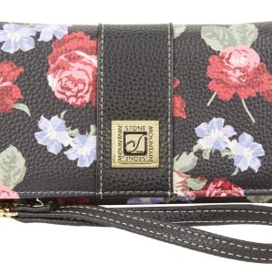 Rose Bloom Wristlet Wallet