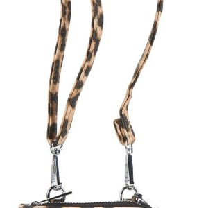Leopard Print Tech Window Crossbody Bag