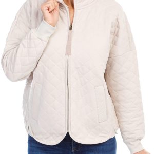 Women's Solid Quilted Jacket