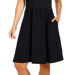 Women's Solid Midi Dress