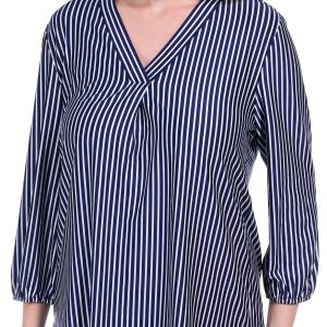 Women's Stripe Print Top