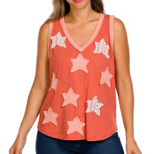 Women's Americana Star Print Tank