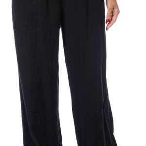 Women's Comfort Solid Wide Leg Pants