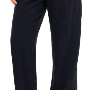 Women's Solid Wide Leg Pants