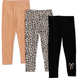 Little Girls 3 Pk Leggings