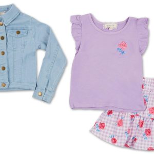 Little Girls 4 Pc Skirt Set