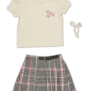 Little Girls 3 Pc Skirt Set